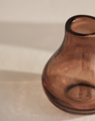 Amber Bud Vases – Set of 3