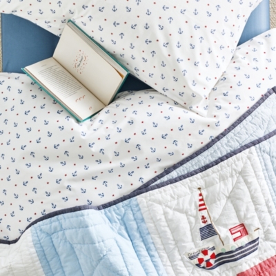 Anchor Star Easy Care Bed Linen Children's Home Sale The White