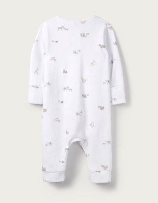 animal print sleepsuit