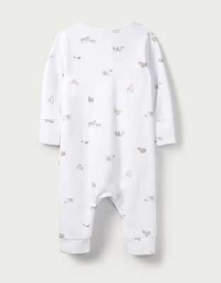 Animal Friends Print Zip Sleepsuit | Baby & Children's Sale | The White ...