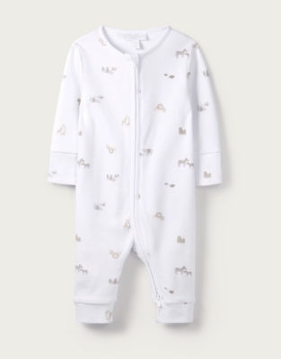 animal print sleepsuit