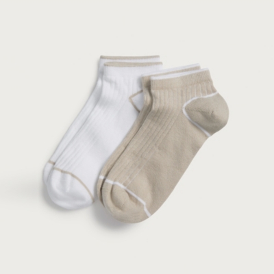 Ankle Socks with Tipping – Set of 2
