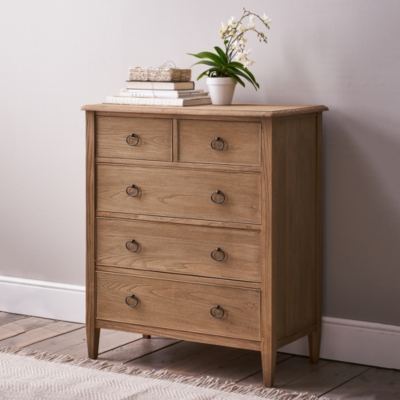 White company chest on sale of drawers