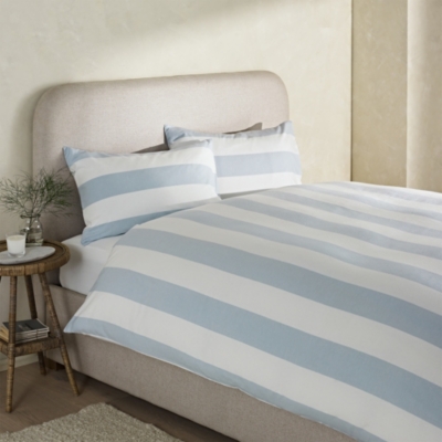 Aria Stripe Flannel Bed Linen Collection