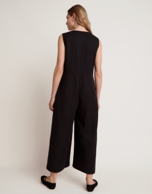 Asymmetric Zip Front Jumpsuit