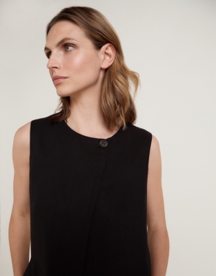 Asymmetric Zip Front Jumpsuit