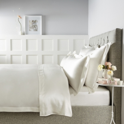 Audley Pure Silk Bed Linen Collection Bed Linen Collections The White Company Uk