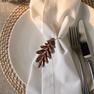 Autumn Leaf Topper Decorations – Set of 12
