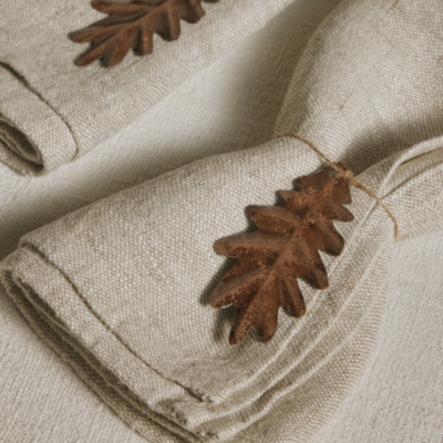 Autumn Leaf Topper Decorations – Set of 12