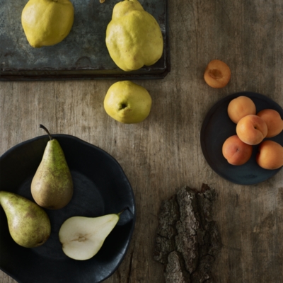 Autumn Ribbed Glass Candle
