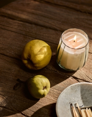 Autumn Ribbed Luxury Candle