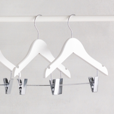 Baby Clothes Hangers Set of 6 Children's Bedroom Accessories The White Company UK