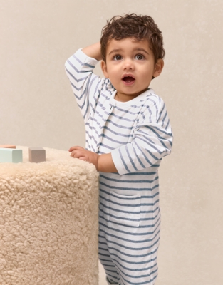 Baby Organic Cotton Sail Away Romper (0–24mths)