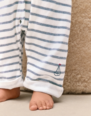 Baby Organic Cotton Sail Away Romper (0–24mths)
