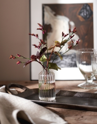 Bampton Optic Tall Bud Vase