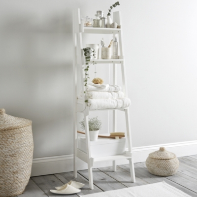 Bathroom on sale ladder storage