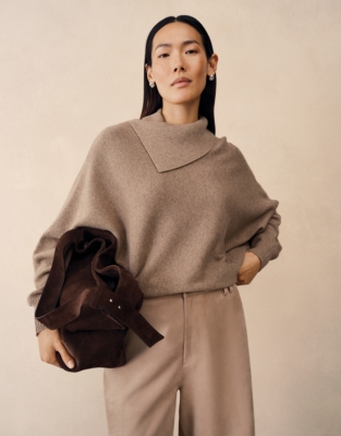 Batwing Jumper with Cashmere