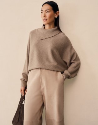 Batwing Jumper with Cashmere