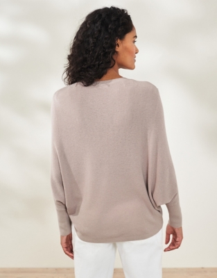 Batwing Jumper with Cashmere | Jumpers & Cardigans | The White Company UK