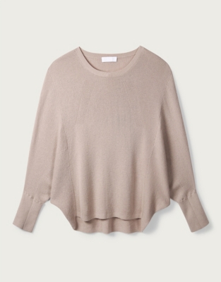 Batwing Jumper with Cashmere | Jumpers & Cardigans | The White Company UK