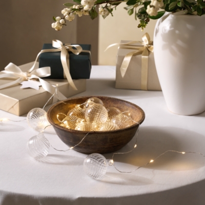 Bauble Glass Fairy Lights – 27 Bulbs