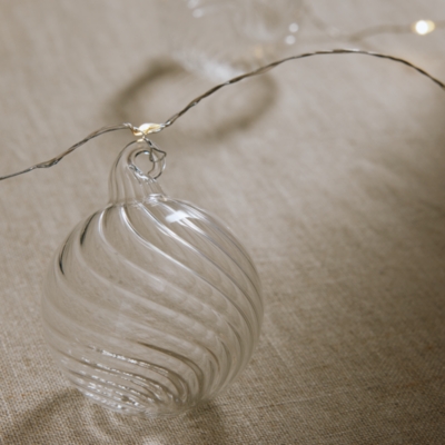 Bauble Glass Fairy Lights – 27 Bulbs