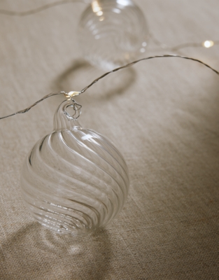 Bauble Glass Fairy Lights – 27 Bulbs