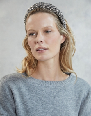 Beaded Headband Accessories Sale The White Company UK