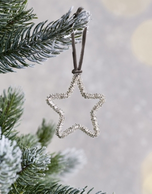 Beaded Star Decoration – 6.5cm