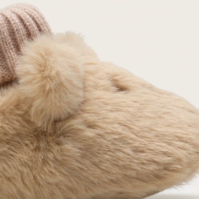 Bear Slipper Booties (0–12mnths)