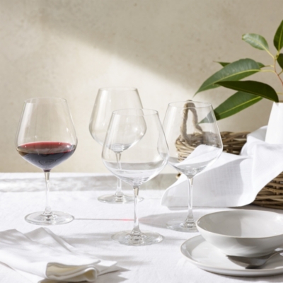 Belgravia Red Wine Glass Set of 4 Glassware The White Company US