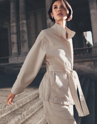 Belted Casual Jacket