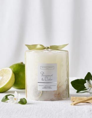Bergamot & Cedar Botanical Candle – Medium