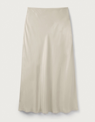 Bias Cut Midi Skirt | Skirts & Shorts | The White Company UK