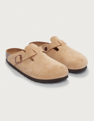 Birkenstock Boston Suede Mules