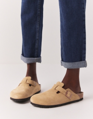 Birkenstock Boston Suede Mules