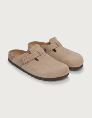 Birkenstock Oiled Leather Boston Mules