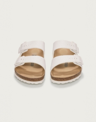 Birkenstock Suede Arizona Sandals - White