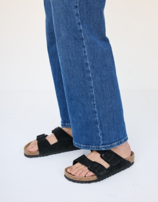 Birkenstock Suede Arizona Sandals - Black