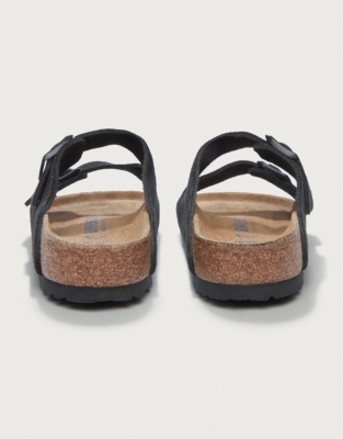 Birkenstock Suede Arizona Sandals - Black