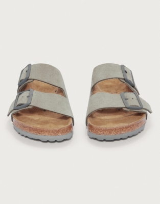 Birkenstock Suede Arizona Sandals - Stone