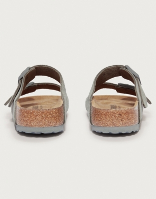 Birkenstock Suede Arizona Sandals - Stone