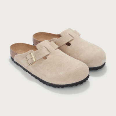 Birkenstock Suede Boston Mule