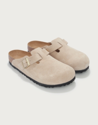 Birkenstock Suede Boston Mule