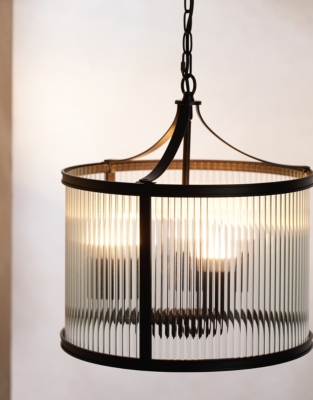 Black Montgomery Ceiling Light – Large