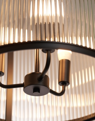 Black Montgomery Ceiling Light – Large