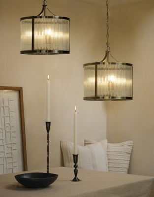 Black Montgomery Ceiling Light – Large