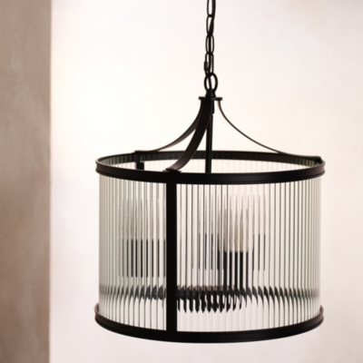 Black Montgomery Ceiling Light – Large