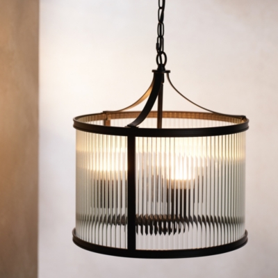 Black Montgomery Ceiling Light – Large