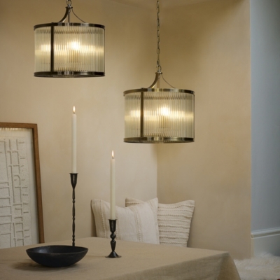 Black Montgomery Ceiling Light – Large